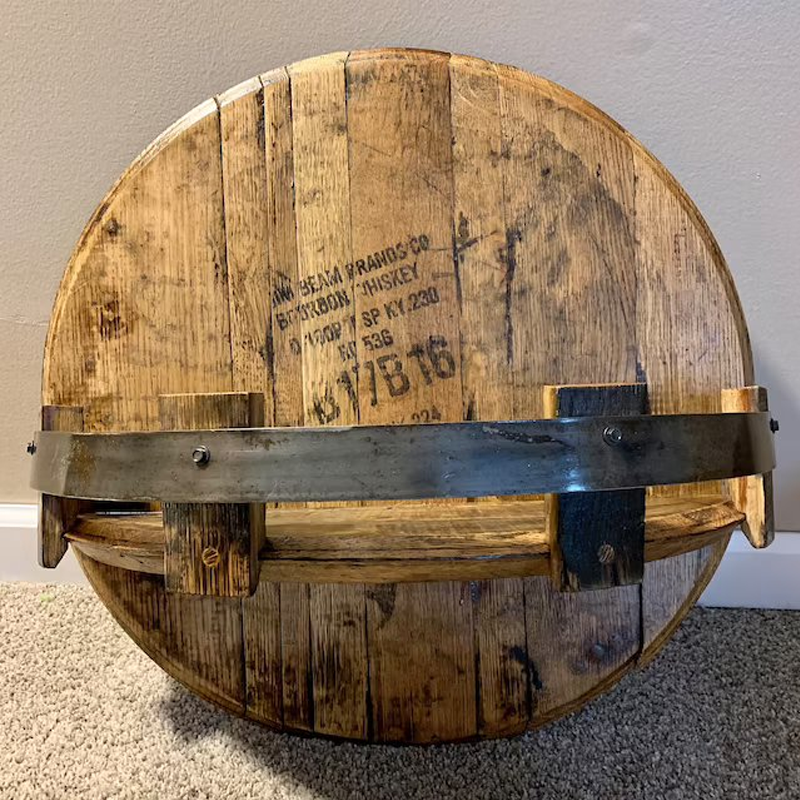 Bourbon whiskey fassregal van eikenhout