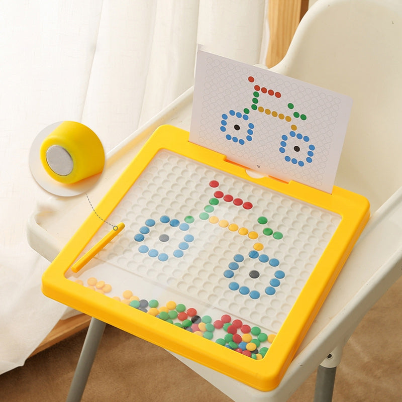 Magnetisch tekenbord met kralen