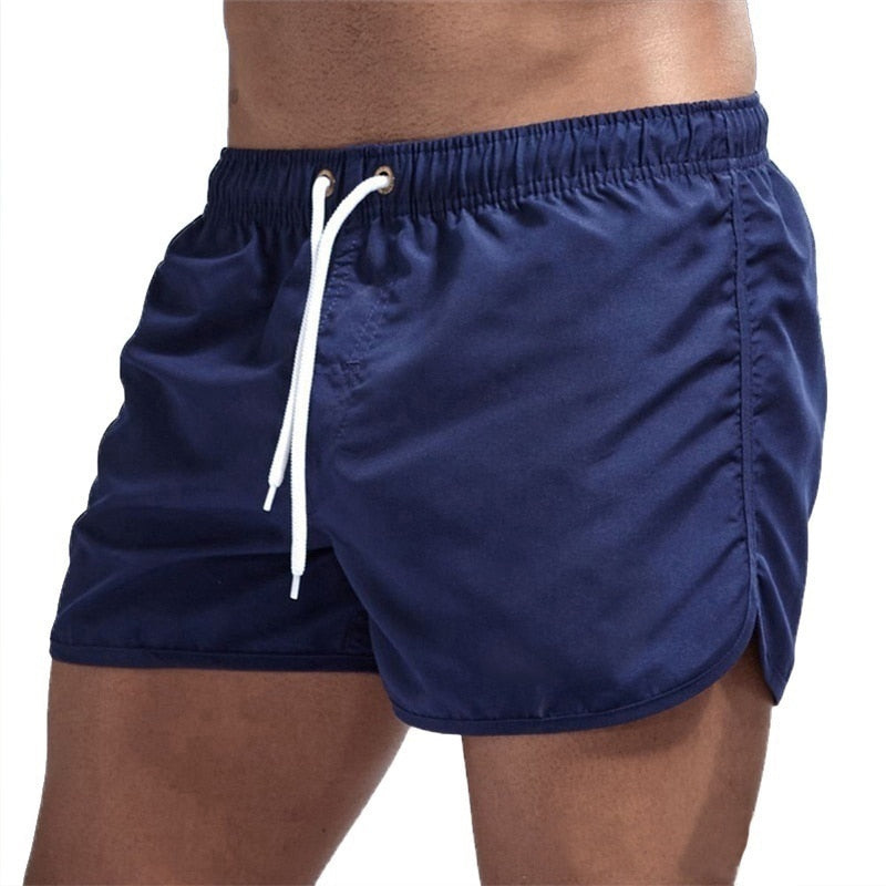 Heren zwembroek met comfortabele tailleband en sneldrogend materiaal
