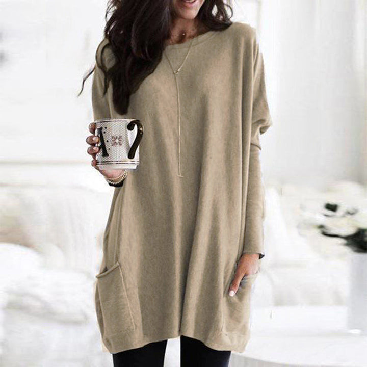 Oversized dames trui met zakken