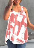 Rose plus-size top
