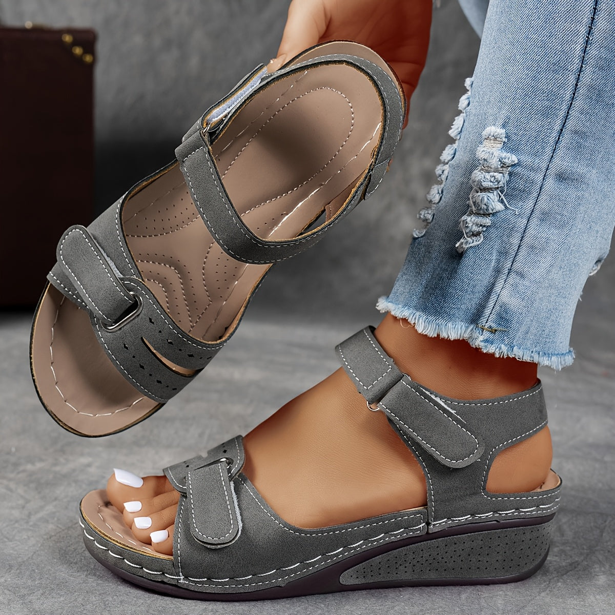 Sandalen met verstelbare banden