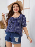 Jade plus-size top