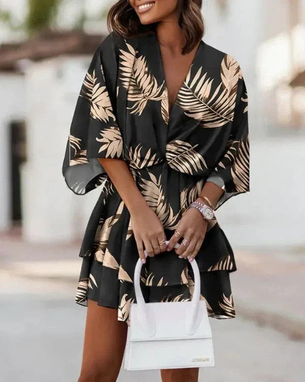 Chic mini jurk – en