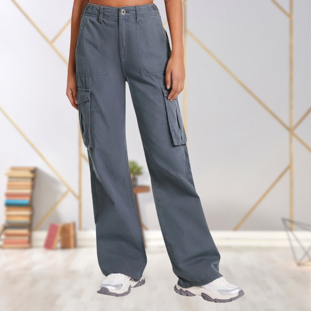 Slim-Fit dames cargobroek