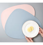 Minimalistische PU-leren placemats