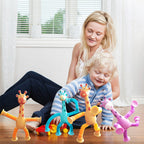 Flexibel giraffe speelgoed met zuignap