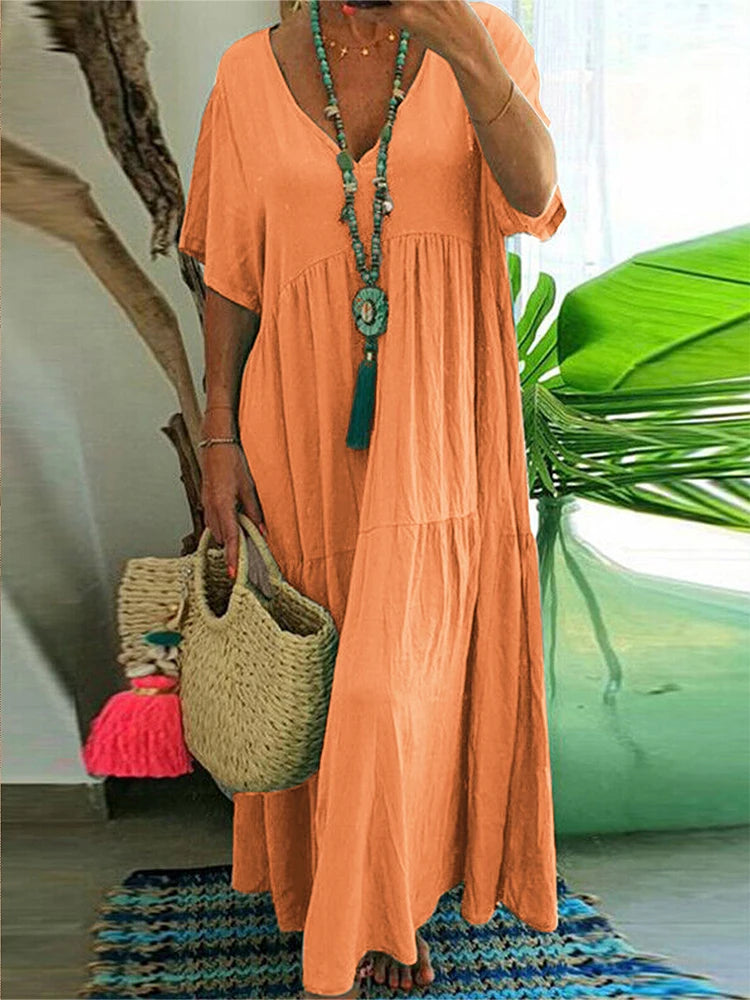 Elizabeth plus-size zomerjurk