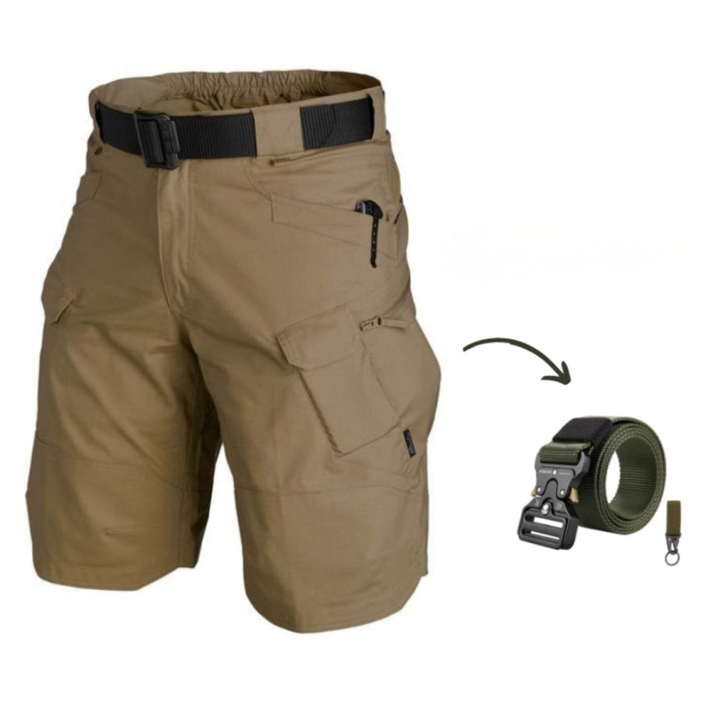 Heren korte cargo shorts met 7 zakken