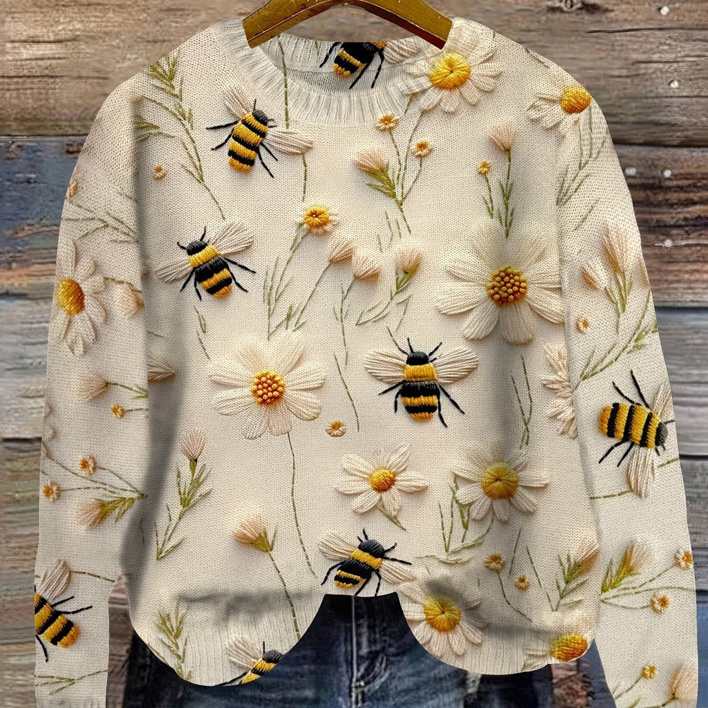 Dames sweater met bijenmotief