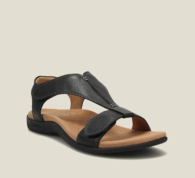 Dames sandalen met sleehak en comfortzool