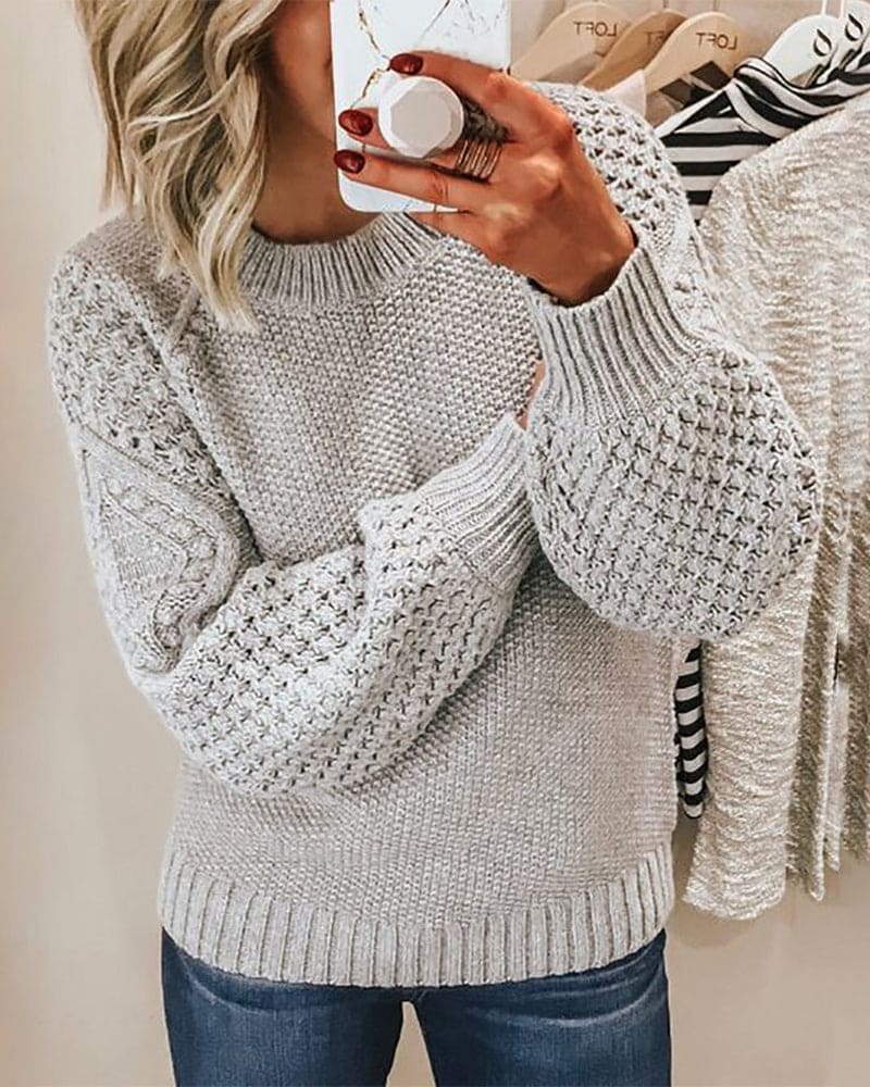 Basic pullover trui