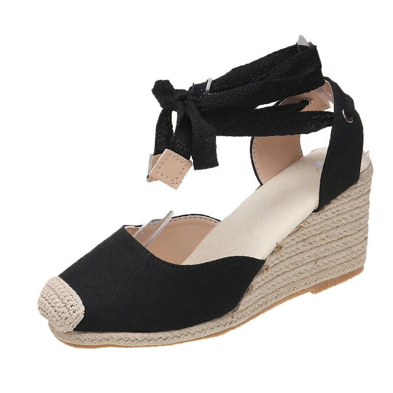 Espadrille sandalen voor dames