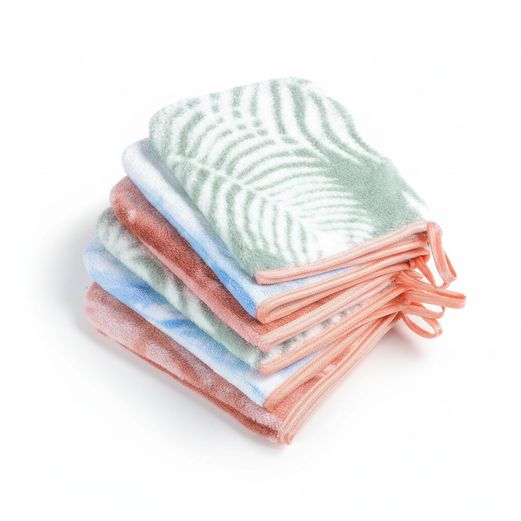 6-delige set washandjes