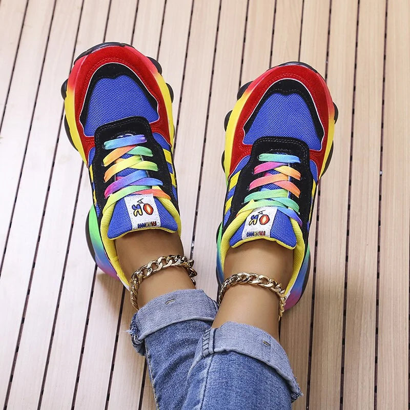 Kleurrijke dames sneakers — afbeelding 11
