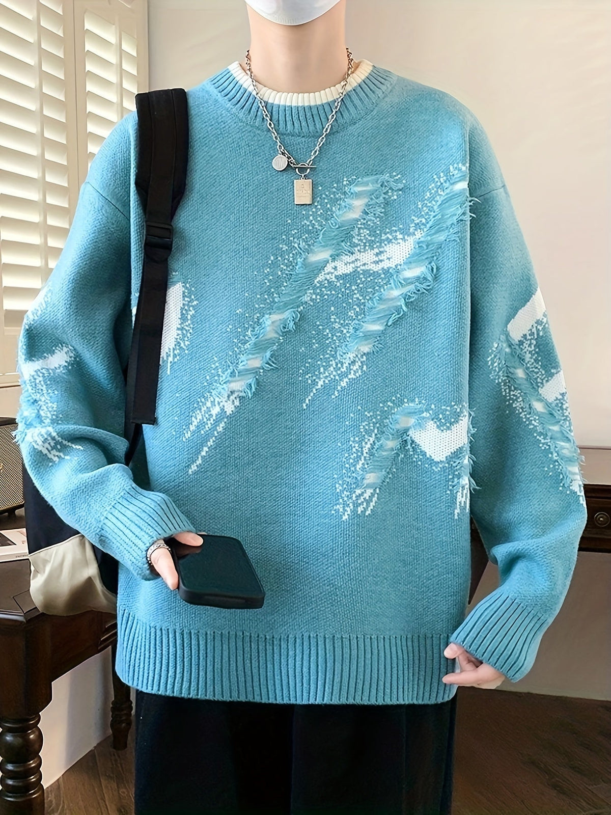 Oversized gebreide trui – Liva