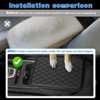 PU lederen auto armleuning mat