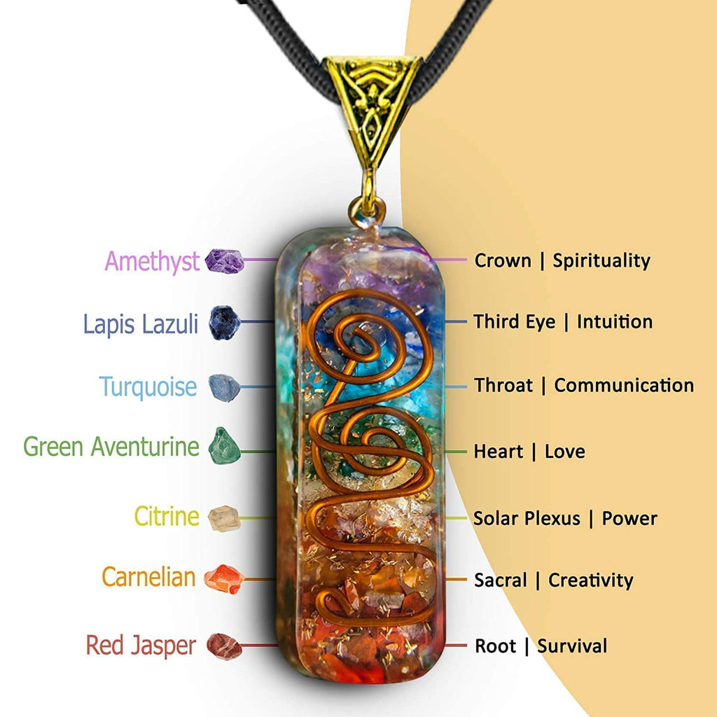 7 chakra helende ketting