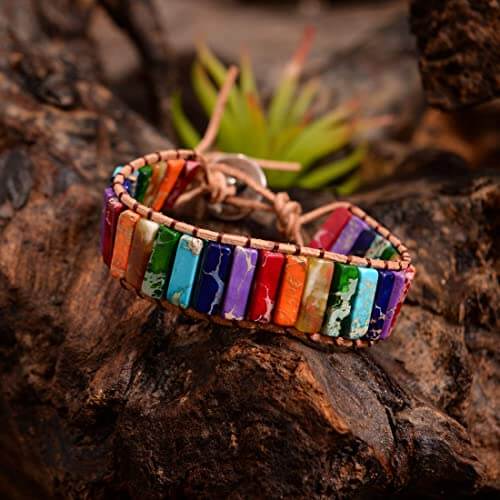 Armband met 7 chakra's