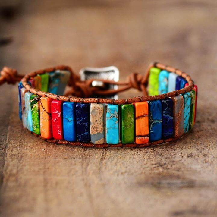 Armband met 7 chakra's