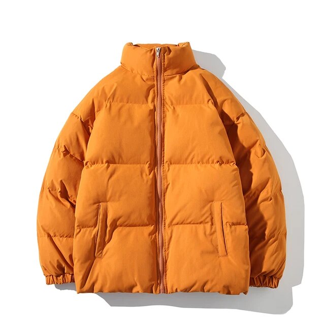 Casual winterjack met opstaande kraag