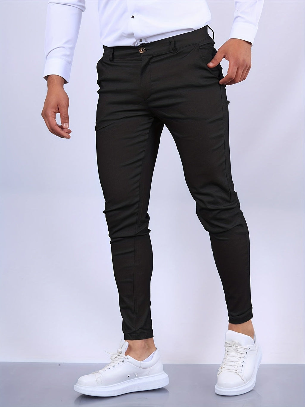 En comfortabele heren chino