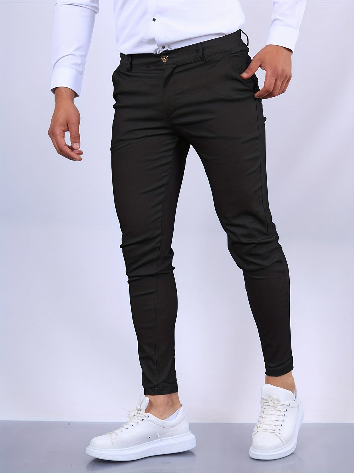 En comfortabele heren chino