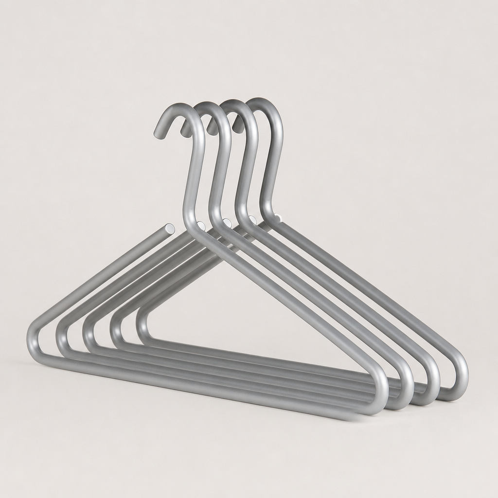Garderobehangers in mat goud & zilver