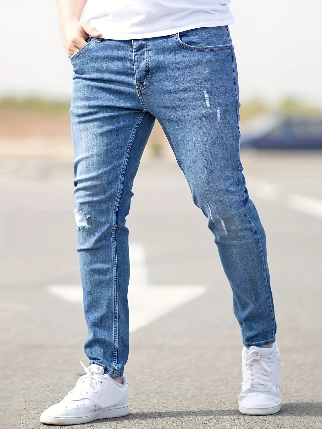 Tailored fit jeans