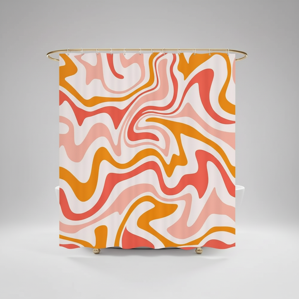 70s retro spiralmuster