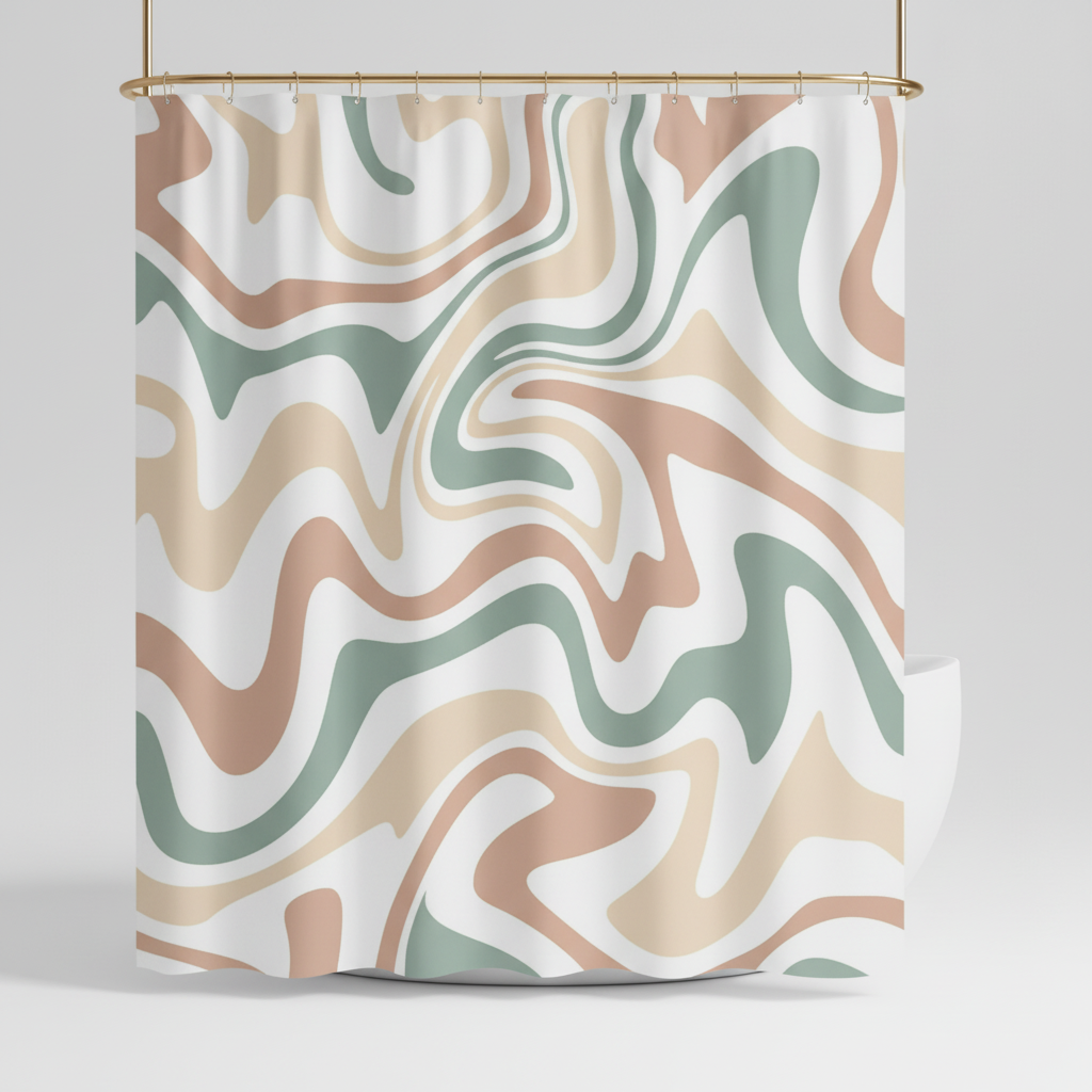 70s retro spiralmuster
