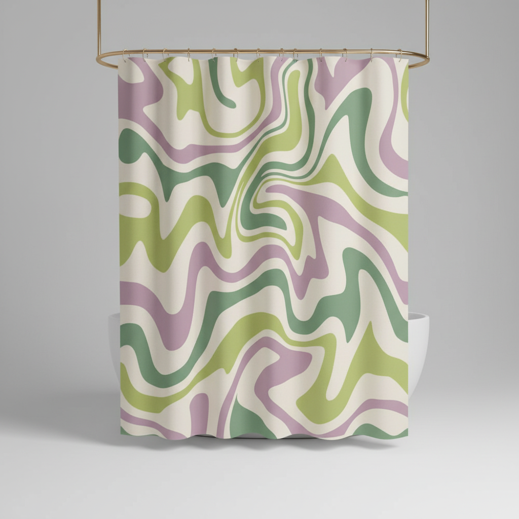 70s retro spiralmuster