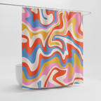 70s retro spiralmuster