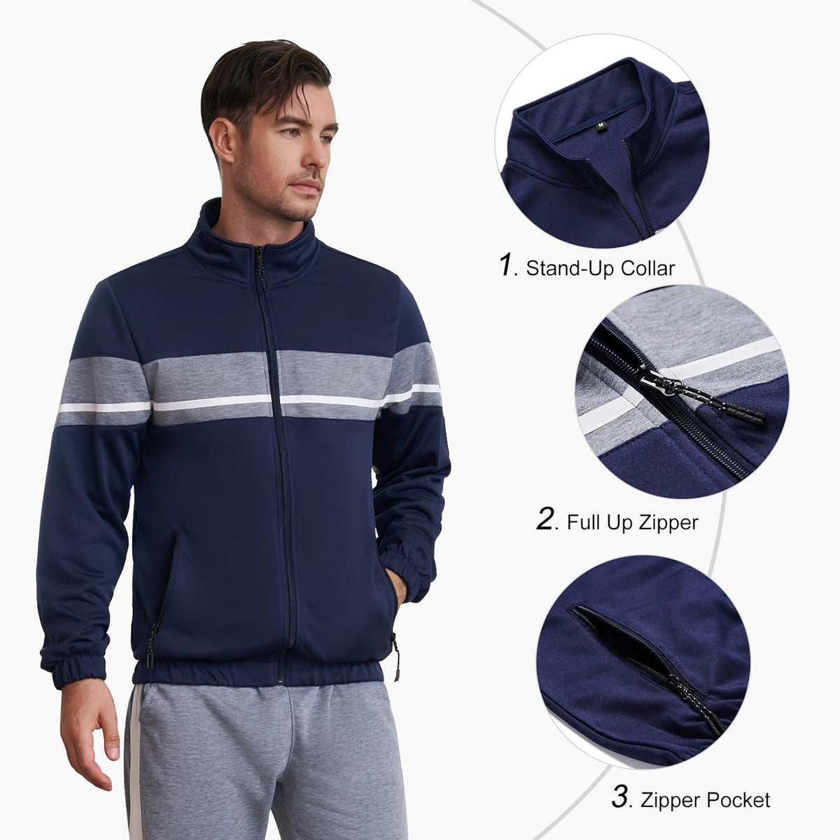 Casual heren trainingspak – Elin