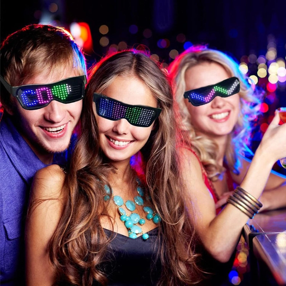 App-Programmeerbare LED feestbril