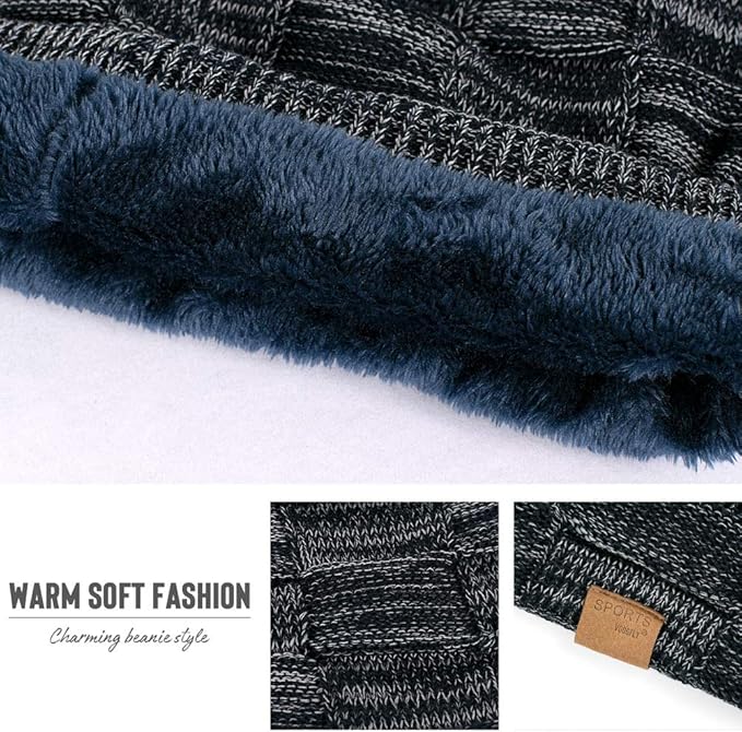 Slouchy gebreide beanie