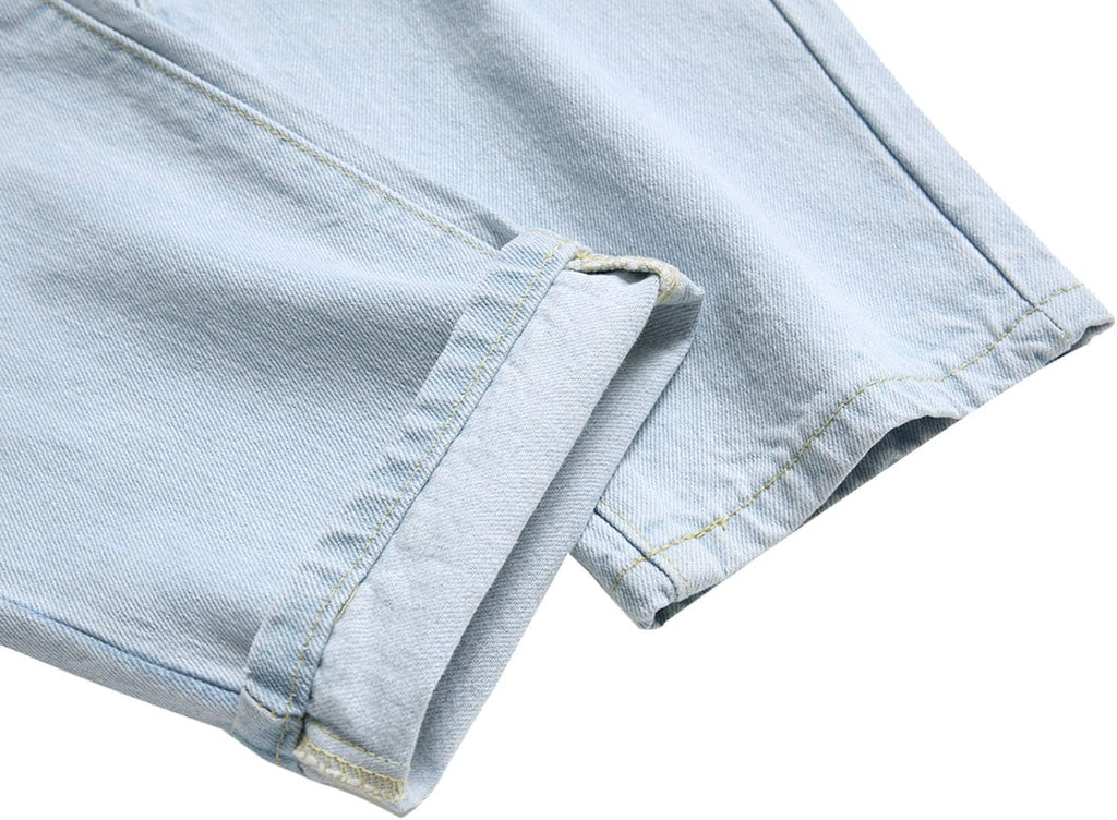 Heren slim-fit ripped jeans