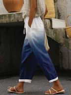 Dames comfortbroek met print