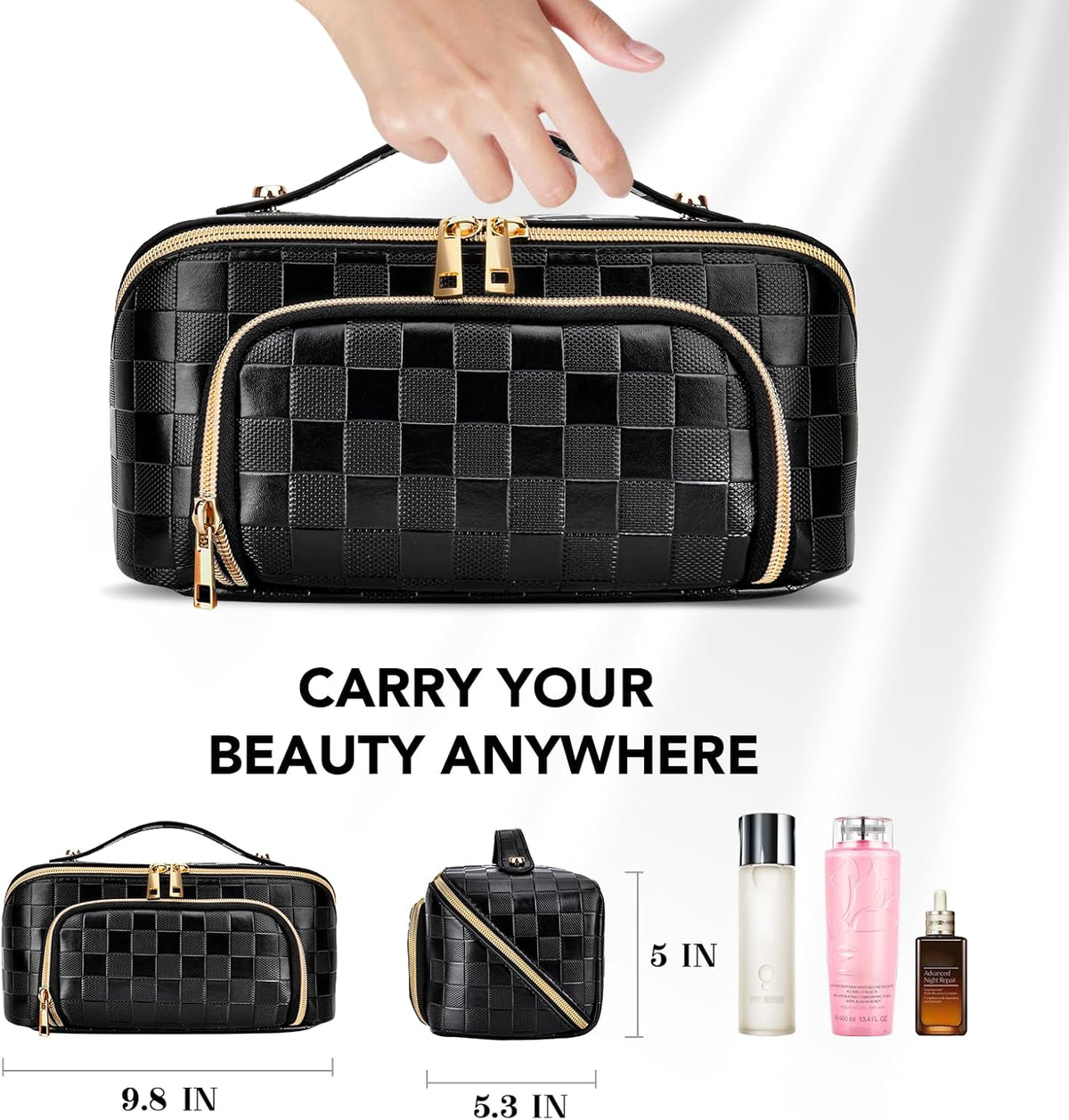 Reistas voor make-up – grote capaciteit — afbeelding 18