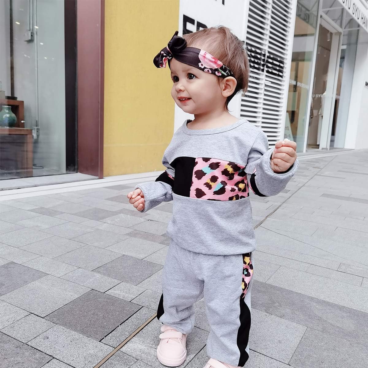 Warme baby sweater set voor meisjes