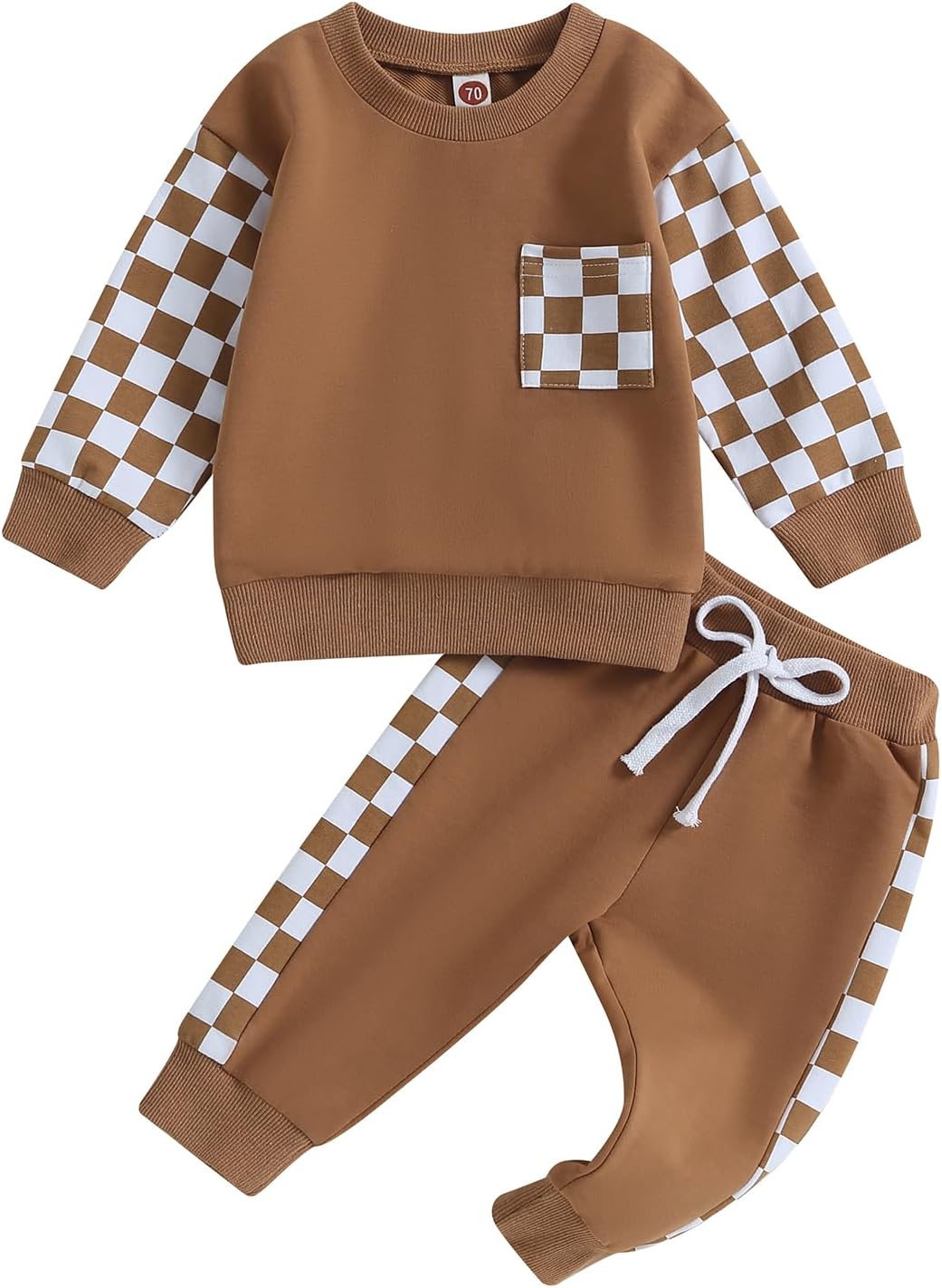 Baby jogger set winter – contrast sweatshirt en broek