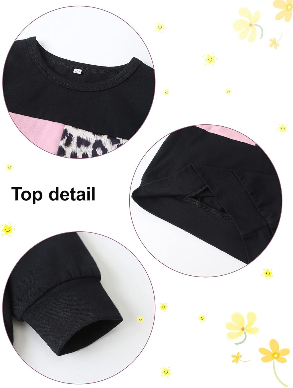 Warme baby sweater set voor meisjes