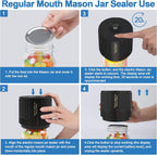Elektrische vacumeerset voor Mason Jars