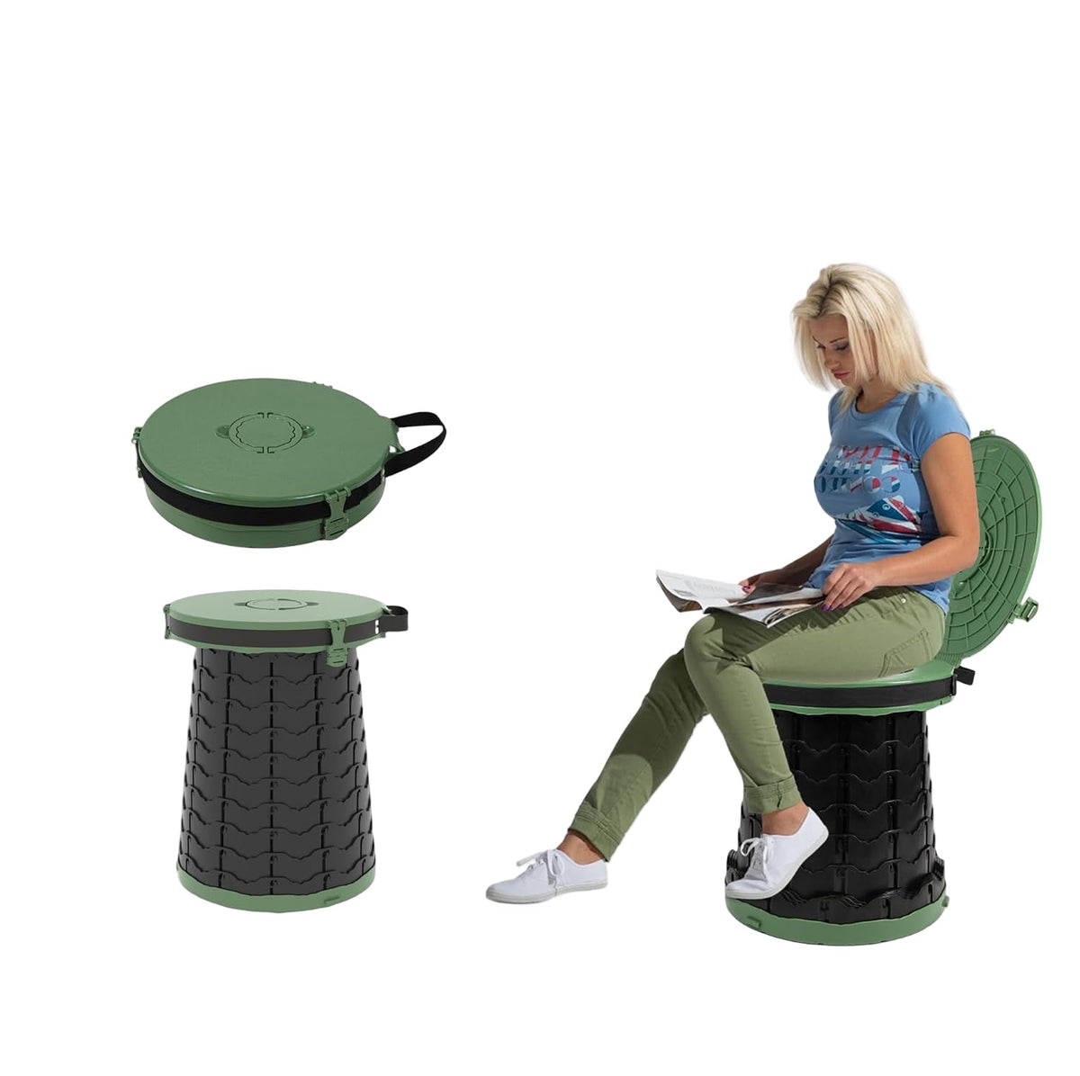 Draagbaar toilet met verstelbare hoogte