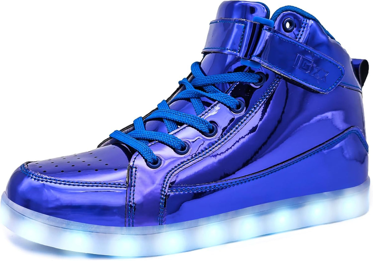 LED sneakers met oplaadbare verlichting