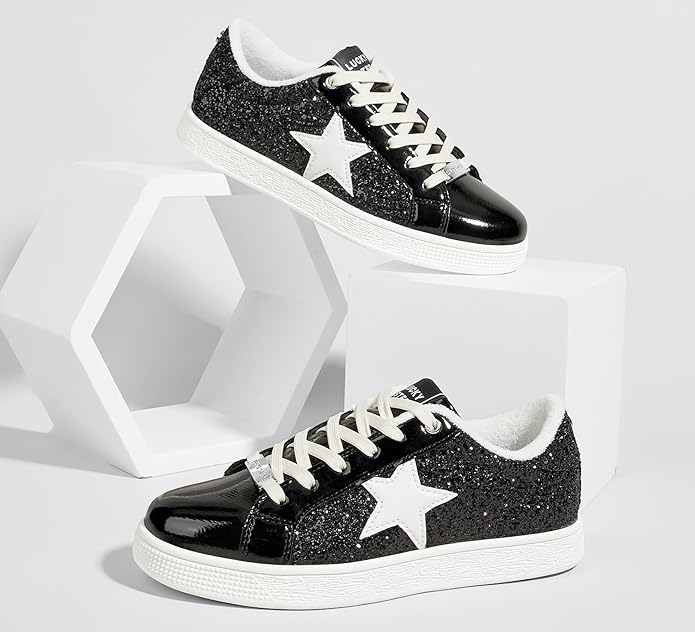 Sprankelende ster glitter sneakers