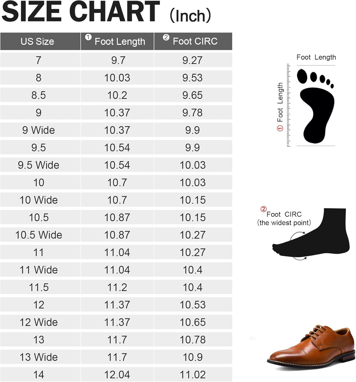 Wingtip herenschoenen