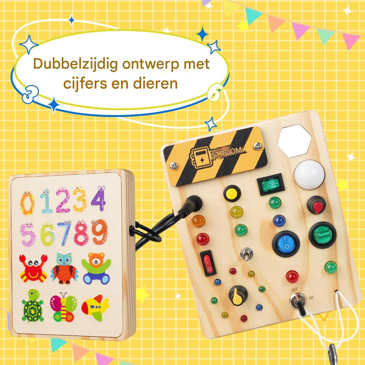 Interactief montessori bord voor peuters