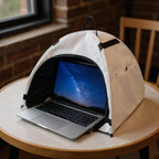 Laptop zonnescherm – vouwbare antireflectie privé tent voor 13–16" apparaten