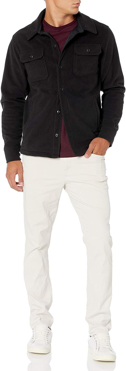 Heren fleece overhemd — afbeelding 47